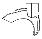 7560142210 - Body: Wheel Opening Molding for Toyota: bZ4X Image