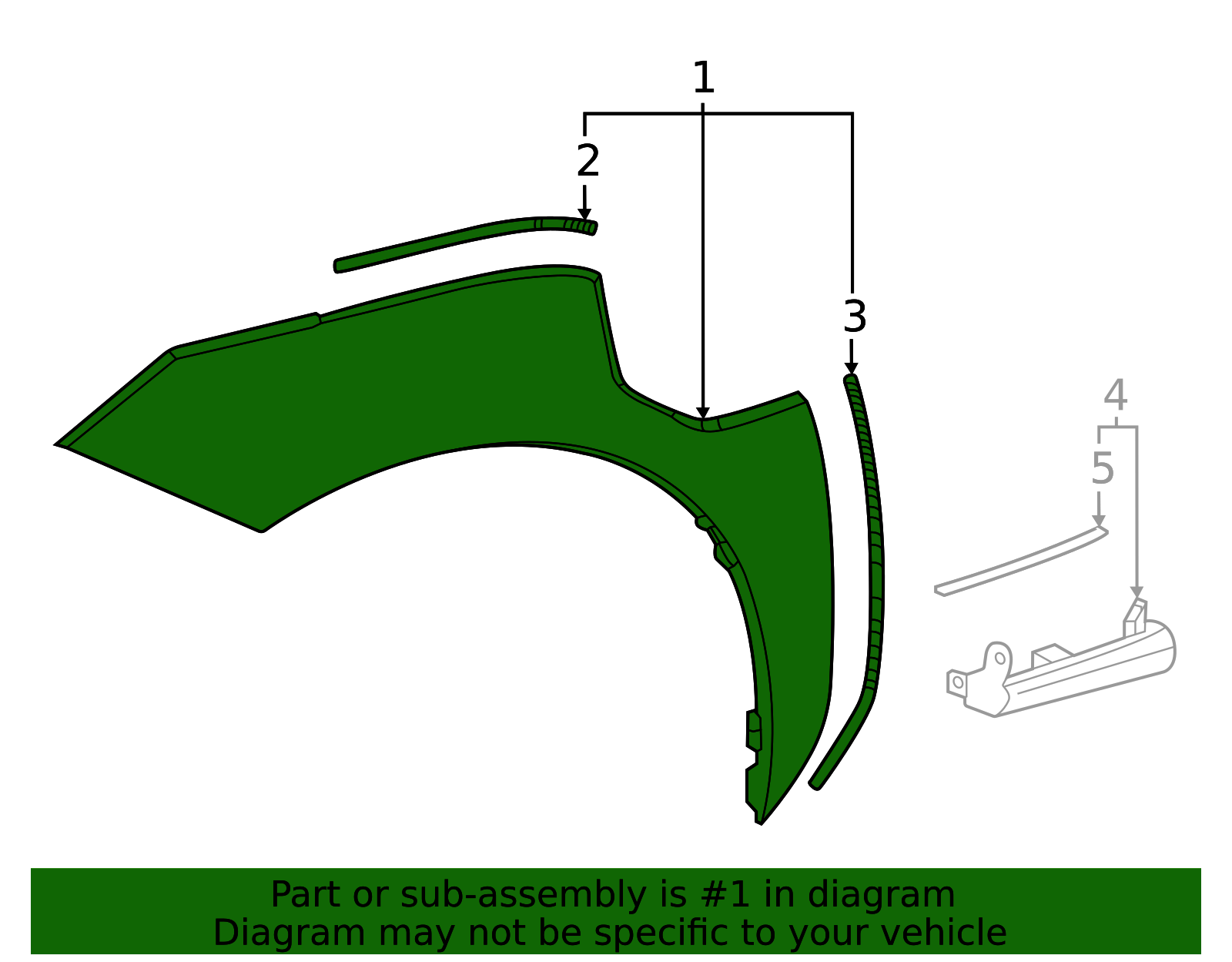 75602-42200 - Wheel Opening Molding 2023-2025 Toyota bZ4X | Longo ...