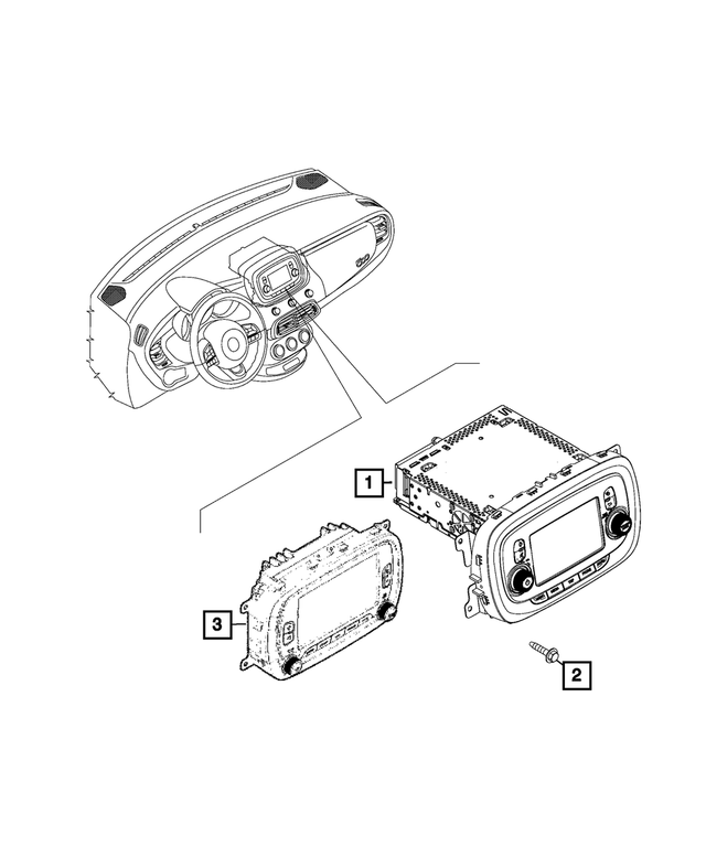 6SC12LXFAA - : Multi Media Radio for Mopar Image