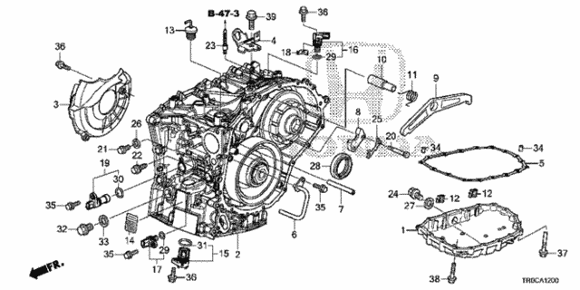 AT Transmission Case (CVT) for 2015 Honda Civic #0