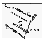565001G000 - Steering: Gear Assembly for Kia: Rio, Rio5 Image