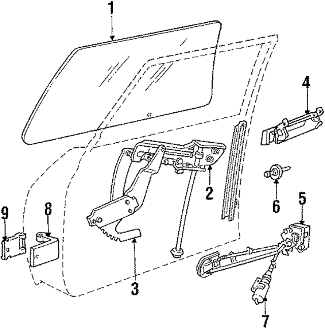 4280432 - Electrical: Window Regulator for Mopar Image