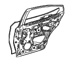 67004AQ010 - Body: Door Shell for Toyota: Camry Image