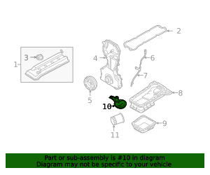 2007-2013 Nissan Engine Oil Pump Pickup Tube 15050-JA00A | OEM Parts Online