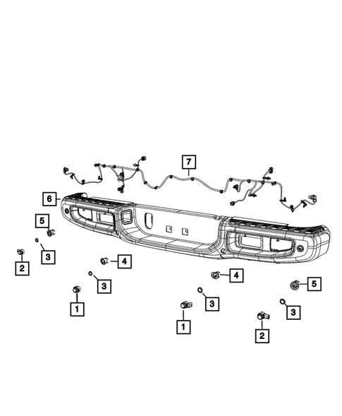 Park Assist for 2025 Jeep Gladiator #3