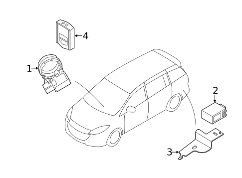 Alarm System for 2014 Mazda 5 #0