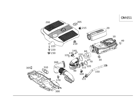 Diesel Vehicle Air Intake for 2014 Mercedes-Benz E400 #0