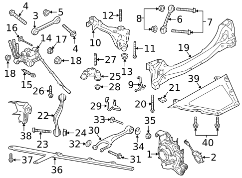 Rear Suspension for 2019 Porsche 911 #1