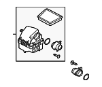 LR092220 - Air &amp; Fuel Delivery: Air Cleaner Assembly for Land Rover: Range Rover Velar Image