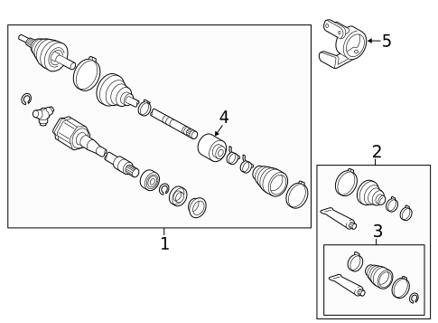 Drive Axles for 2012 Toyota Camry #0