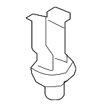 90672SNAA01 - Body: Support Rod Holder for Honda: Civic, Fit, HR-V, Insight, Odyssey Image