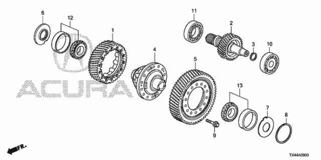 AT Differential for 2013 Acura RDX #0