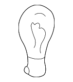 1864318004N - Electrical: Bulb for Kia: Cadenza, Forte, Forte Koup, Forte5, K5, K900, Niro, Niro EV, Optima, Rio, Rio5, Rondo, Sedona, Sephia, Sorento, Spectra, Spectra5, Sportage Image