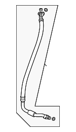 80311TYAA01 - : Suction Line for Acura Image