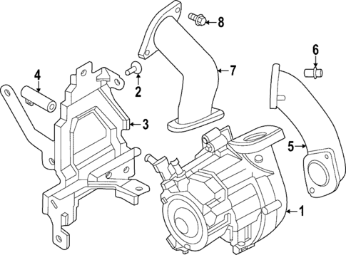 Supercharger & Components for 2025 Genesis G90 #0