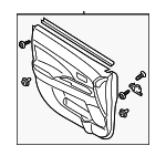 7221C269HA - : Door Trim Panel for Mitsubishi: Outlander Sport Image