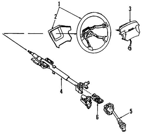 Air Bag Components for 1991 Mazda RX-7 #0