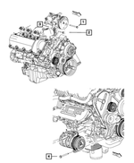 6104408AA - Cooling: Hex Head Screw And Washer for Dodge: Nitro | Jeep: Cherokee, Gladiator, Wagoneer S, Wrangler Image