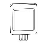 882B130031 - : 2024 Lexus - Cruise Control Distance Sensor for Lexus: GX550, LS500, LS500h, LX600, LX700h, RZ300e, RZ450e Image