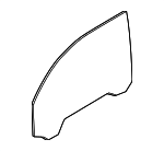 51337268724 - Body: Door Glass for BMW: 228i, 228i xDrive, 230i, 230i xDrive, M235i, M235i xDrive, M240i, M240i xDrive Image