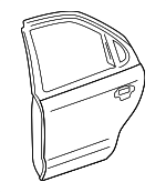 5F9Z7424630BC - Body: Door Assembly for Ford: Freestyle, Taurus X Image