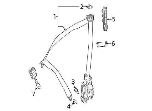 Front Seat Belts for 2021 Mercedes-Benz E63 AMG S #0
