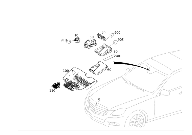 9009315 - Electrical System: Control Unit for Mercedes-Benz Image image