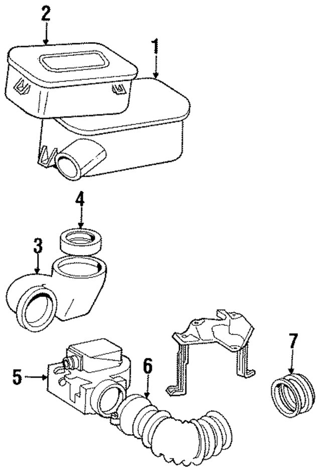 6030940202 - Engine: Air Cleaner Assembly for Mercedes-Benz Image