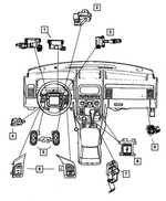 56042312AB - : Remote Radio Switch, Right for Mopar Image