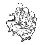 44795054049K45 - Body: Seat Assembly for Mercedes-Benz: Metris Image
