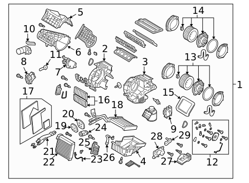 Auxiliary Heater & AC for 2010 Mazda 5 #1