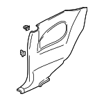 22614863 - Body: Lower Quarter Trim for Pontiac: Grand Am Image