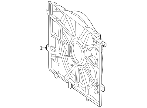 Cooling Fan for 2021 Mercedes-Benz GLE 53 AMG&reg; #0