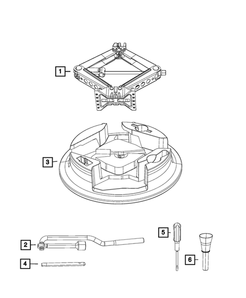 Jack Stowage for 2025 Jeep Compass #0