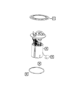 68372735AA - Fuel and Accelerator Pedal: Lock Ring for Mopar Image