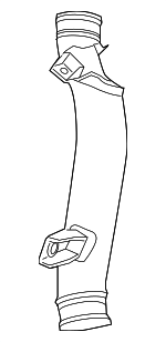 12786819 - Cooling System: Air Pipe for Saab: 9-3, 9-3X Image