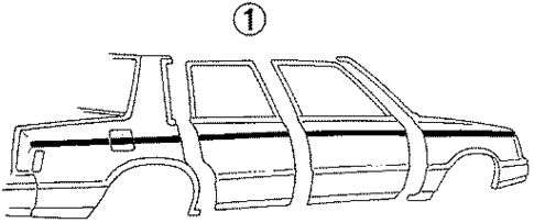 Stripe Tape for 1986 Chrysler LeBaron #0