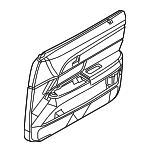 6W3Z5423943HC - Body: Door Trim Panel for Ford Image