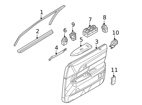 Switches, Solenoids & Actuators for 2006 Mercury Grand Marquis #0