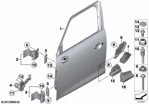 Door, Front for 2013 Mini Cooper #0