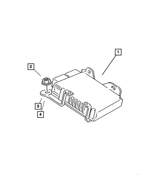 « R5293103AH –  : Contrôleur De Moteur Module pour Mopar Image »