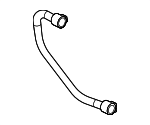 2545015502 - Cooling System: Coolant Hose for Mercedes-Benz Image