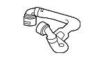 2545019502 - Cooling System: Rear Hose for Mercedes-Benz Image