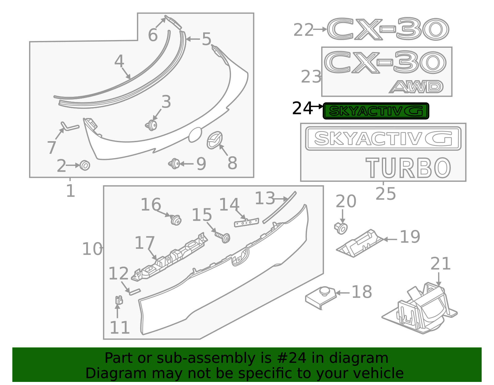 マークページ Coolant Reservoir 2021 MAZDA CX-30 PX6C15360B | B-Parts 保存容器・ケース