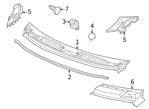 Cowl for 2003 Land Rover Freelander #0