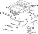 84866921 - : Lift Rod Support Bracket for GM Image