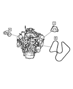 R6029914AE - Electrical: Engine Generator, Remanufactured for Dodge: Durango | Jeep: Commander, Grand Cherokee Image