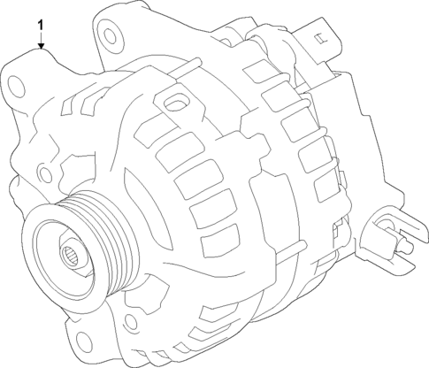 Alternator for 2018 Jaguar XF #2