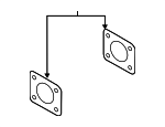 472121LA0A - Body: Master Cylinder Gasket for Nissan: Armada, Frontier, NV1500, NV2500, NV3500, TITAN, TITAN XD Image