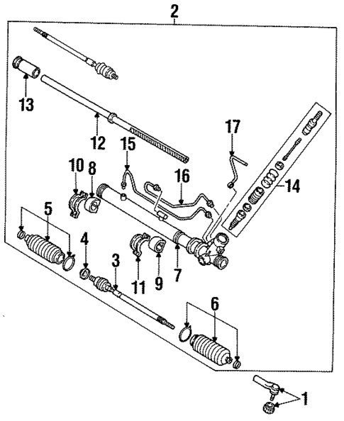 Steering Gear & Linkage for 1990 Mazda Miata | OEM Parts Online